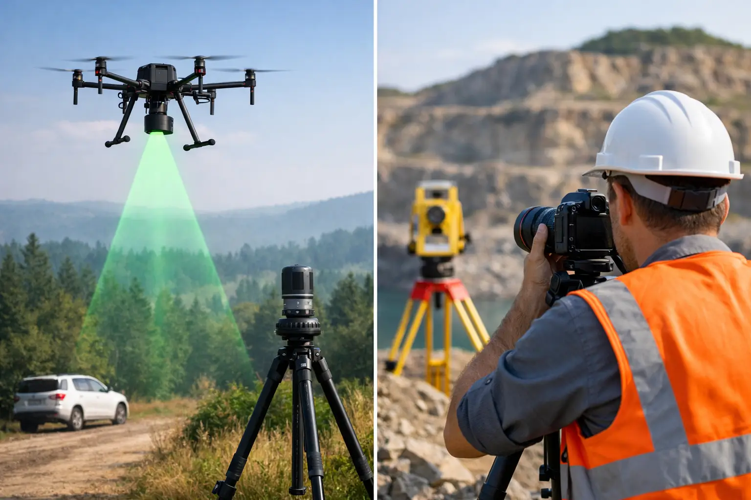 LiDAR Versus Photogrammetry Surveying